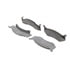 Wagner MX269 Disc Brake Pad Set Wagner Brake ThermoQuiet MX269 Semi-Metallic Disc Brake Pad Set