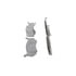 Wagner MX269 Disc Brake Pad Set Wagner Brake ThermoQuiet MX269 Semi-Metallic Disc Brake Pad Set