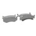 Wagner MX269 Disc Brake Pad Set Wagner Brake ThermoQuiet MX269 Semi-Metallic Disc Brake Pad Set