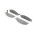 Wagner MX333 Disc Brake Pad Set Wagner Brake ThermoQuiet MX333 Semi-Metallic Disc Brake Pad Set