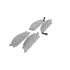 Wagner MX333 Disc Brake Pad Set Wagner Brake ThermoQuiet MX333 Semi-Metallic Disc Brake Pad Set