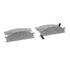 Wagner MX333 Disc Brake Pad Set Wagner Brake ThermoQuiet MX333 Semi-Metallic Disc Brake Pad Set