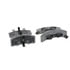 Wagner MX369 Disc Brake Pad Set Wagner Brake ThermoQuiet MX369 Semi-Metallic Disc Brake Pad Set