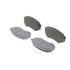 Wagner MX433B Disc Brake Pad Set Wagner Brake ThermoQuiet MX433B Semi-Metallic Disc Brake Pad Set