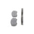 Wagner MX433B Disc Brake Pad Set Wagner Brake ThermoQuiet MX433B Semi-Metallic Disc Brake Pad Set