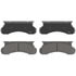 Wagner MX450 Disc Brake Pad Set Wagner Brake ThermoQuiet MX450 Semi-Metallic Disc Brake Pad Set