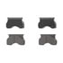 Wagner MX450 Disc Brake Pad Set Wagner Brake ThermoQuiet MX450 Semi-Metallic Disc Brake Pad Set