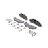 Wagner MX652 Disc Brake Pad Set Wagner Brake ThermoQuiet MX652 Semi-Metallic Disc Brake Pad Set