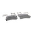 Wagner MX652 Disc Brake Pad Set Wagner Brake ThermoQuiet MX652 Semi-Metallic Disc Brake Pad Set