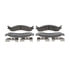 Wagner MX655 Disc Brake Pad Set Wagner Brake ThermoQuiet MX655 Semi-Metallic Disc Brake Pad Set