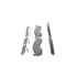 Wagner MX655 Disc Brake Pad Set Wagner Brake ThermoQuiet MX655 Semi-Metallic Disc Brake Pad Set
