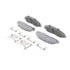 Wagner MX679 Disc Brake Pad Set Wagner Brake ThermoQuiet MX679 Semi-Metallic Disc Brake Pad Set