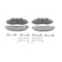 Wagner MX679 Disc Brake Pad Set Wagner Brake ThermoQuiet MX679 Semi-Metallic Disc Brake Pad Set