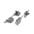 Wagner MX683 Disc Brake Pad Set Wagner Brake ThermoQuiet MX683 Semi-Metallic Disc Brake Pad Set