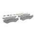 Wagner MX702A Disc Brake Pad Set Wagner Brake ThermoQuiet MX702A Semi-Metallic Disc Brake Pad Set