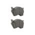 Wagner MX702 Disc Brake Pad Set Wagner Brake ThermoQuiet MX702 Semi-Metallic Disc Brake Pad Set