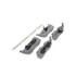 Wagner MX711 Disc Brake Pad Set Wagner Brake ThermoQuiet MX711 Semi-Metallic Disc Brake Pad Set