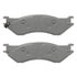 Wagner MX702 Disc Brake Pad Set Wagner Brake ThermoQuiet MX702 Semi-Metallic Disc Brake Pad Set