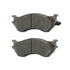 Wagner MX702 Disc Brake Pad Set Wagner Brake ThermoQuiet MX702 Semi-Metallic Disc Brake Pad Set