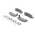 Wagner MX714 Disc Brake Pad Set Wagner Brake ThermoQuiet MX714 Semi-Metallic Disc Brake Pad Set