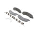 Wagner MX756 Disc Brake Pad Set Wagner Brake ThermoQuiet MX756 Semi-Metallic Disc Brake Pad Set