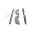 Wagner MX756 Disc Brake Pad Set Wagner Brake ThermoQuiet MX756 Semi-Metallic Disc Brake Pad Set