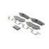 Wagner MX757 Disc Brake Pad Set Wagner Brake ThermoQuiet MX757 Semi-Metallic Disc Brake Pad Set