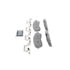 Wagner MX757 Disc Brake Pad Set Wagner Brake ThermoQuiet MX757 Semi-Metallic Disc Brake Pad Set