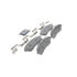 Wagner MX757 Disc Brake Pad Set Wagner Brake ThermoQuiet MX757 Semi-Metallic Disc Brake Pad Set