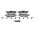 Wagner MX757 Disc Brake Pad Set Wagner Brake ThermoQuiet MX757 Semi-Metallic Disc Brake Pad Set