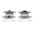 Wagner MX791 Disc Brake Pad Set Wagner Brake ThermoQuiet MX791 Semi-Metallic Disc Brake Pad Set