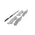 Wagner MX802 Disc Brake Pad Set Wagner Brake ThermoQuiet MX802 Semi-Metallic Disc Brake Pad Set