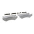 Wagner MX802 Disc Brake Pad Set Wagner Brake ThermoQuiet MX802 Semi-Metallic Disc Brake Pad Set