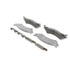 Wagner MX802 Disc Brake Pad Set Wagner Brake ThermoQuiet MX802 Semi-Metallic Disc Brake Pad Set