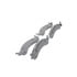 Wagner MX859 Disc Brake Pad Set Wagner Brake ThermoQuiet MX859 Semi-Metallic Disc Brake Pad Set