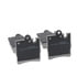 Wagner MX876 Disc Brake Pad Set Wagner Brake ThermoQuiet MX876 Semi-Metallic Disc Brake Pad Set