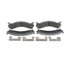 Wagner MX909 Disc Brake Pad Set Wagner Brake ThermoQuiet MX909 Semi-Metallic Disc Brake Pad Set