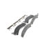Wagner MX909 Disc Brake Pad Set Wagner Brake ThermoQuiet MX909 Semi-Metallic Disc Brake Pad Set