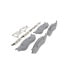 Wagner MX966B Disc Brake Pad Set Wagner Brake ThermoQuiet MX966B Semi-Metallic Disc Brake Pad Set