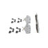 Wagner OEX1082 Disc Brake Pad Set OEX Ceramic Brake Pad