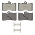 Wagner OEX1118 Disc Brake Pad Set OEX Ceramic Brake Pad
