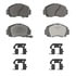 Wagner OEX1276 Disc Brake Pad Set OEX Ceramic Brake Pad