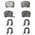 Wagner OEX1302 Disc Brake Pad Set Premium Ceramic Disc Pad