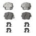 Wagner OEX1444 Disc Brake Pad Set CERAMIC DISC PAD SET