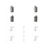Wagner OEX1508 Disc Brake Pad Set Premium Ceramic Disc Pad