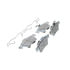 Wagner OEX1564 Disc Brake Pad Set Premium Ceramic Disc Pad