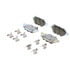 Wagner OEX1612 Disc Brake Pad Set Premium Ceramic Disc Pad