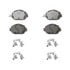 Wagner OEX1649 Disc Brake Pad Set Premium Ceramic Disc Pad