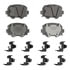 Wagner OEX1734 Disc Brake Pad Set Premium Ceramic Disc Pad
