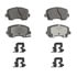 Wagner OEX1793 Disc Brake Pad Set OEX Ceramic Brake Pad